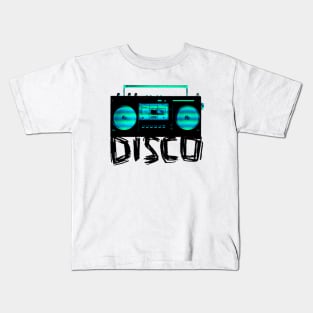 Music Vintage Disco Radio for Disco Party Kids T-Shirt